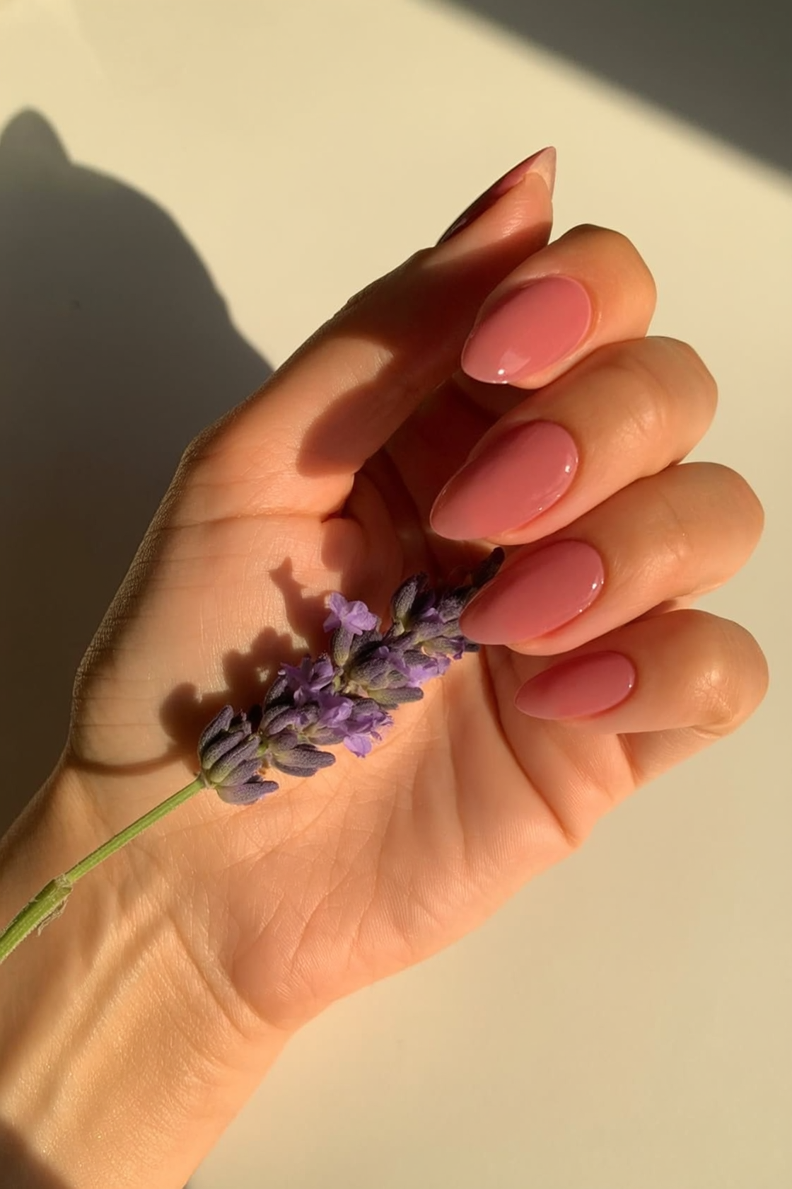 Gainage rose poudré — soins ongles Verviers Bilstain